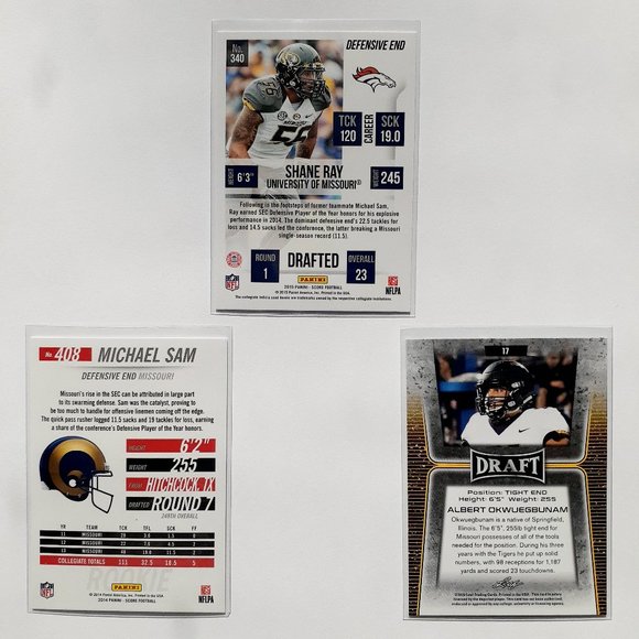 Missouri Tigers 9 Card Lot [CFBL] [C10_9_1] - Picture 6 of 8